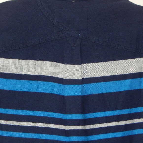 Scotch & Soda Amsterdams Blauw Button Front Wool Blend Flannel Shirt NWT - Picture 7 of 8